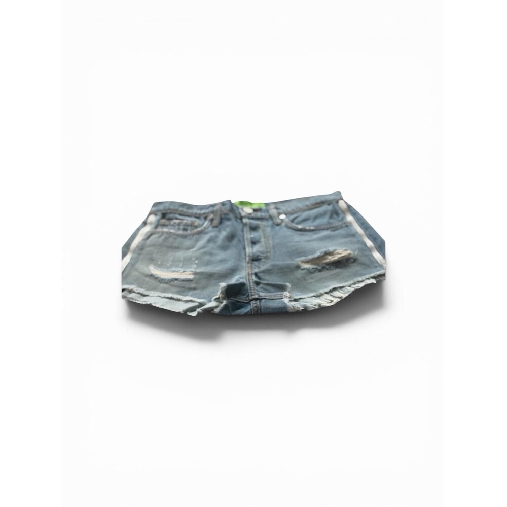 Sandrine Rose + Free People Womens Cut Off Shorts w/Edgy Side Zippers Size 29